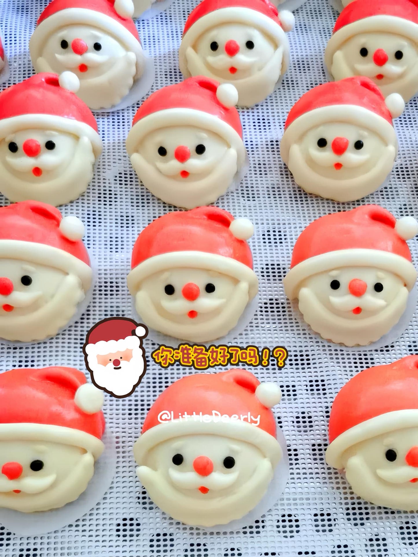 X'MAS CARTOON BUN 圣诞小馒头 (PRE-ORDER)