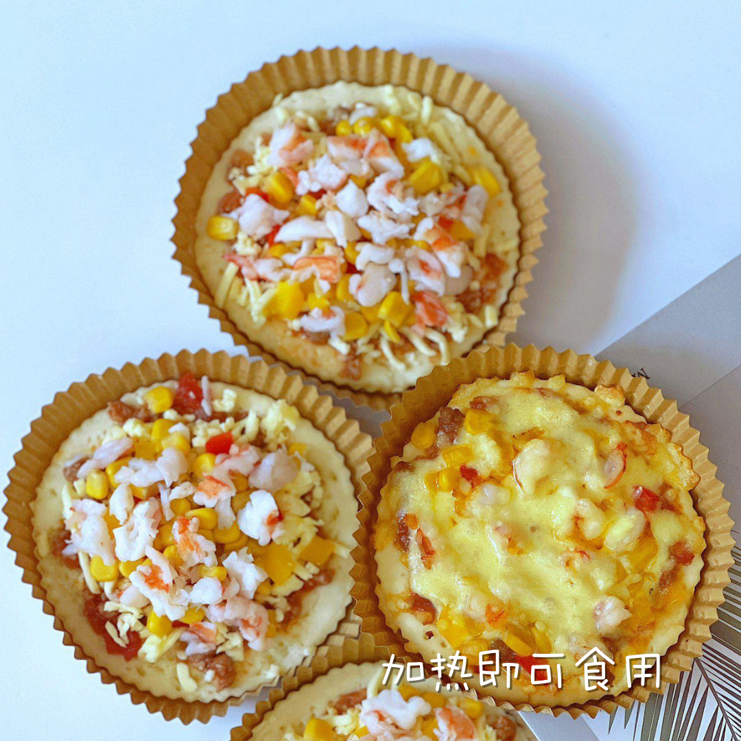 快手披萨 Heat & Eat Pizza (鲜虾芝士番茄 Italian Prawn / 鸡肉芝士蘑菇 Mushroom Chicken)